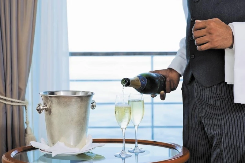 Champagne service — lifestyle reference